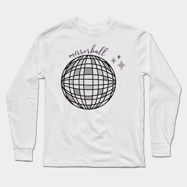 Taylor swift mirrorball Long Sleeve T-Shirt by emmamarlene